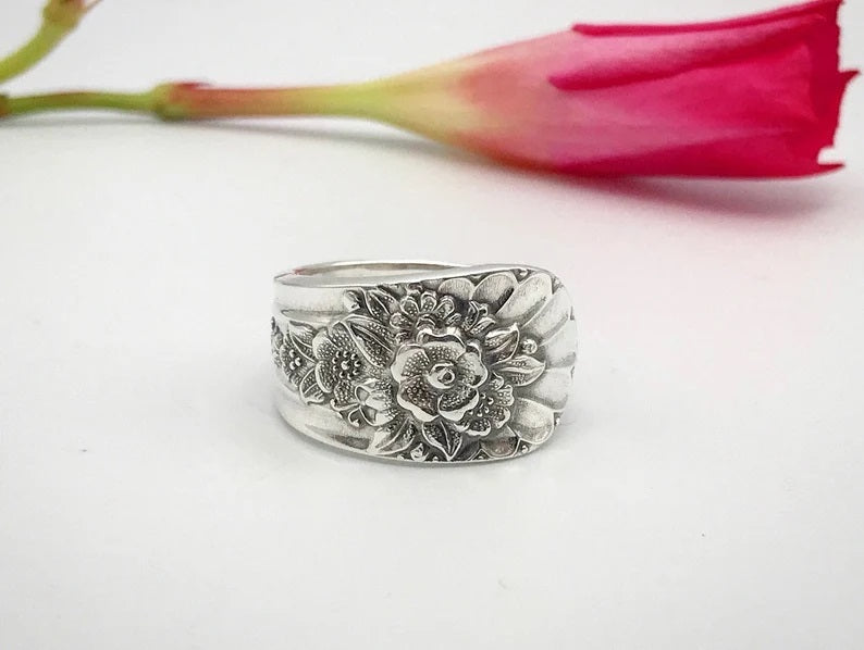 Sunflower Spoon Ring